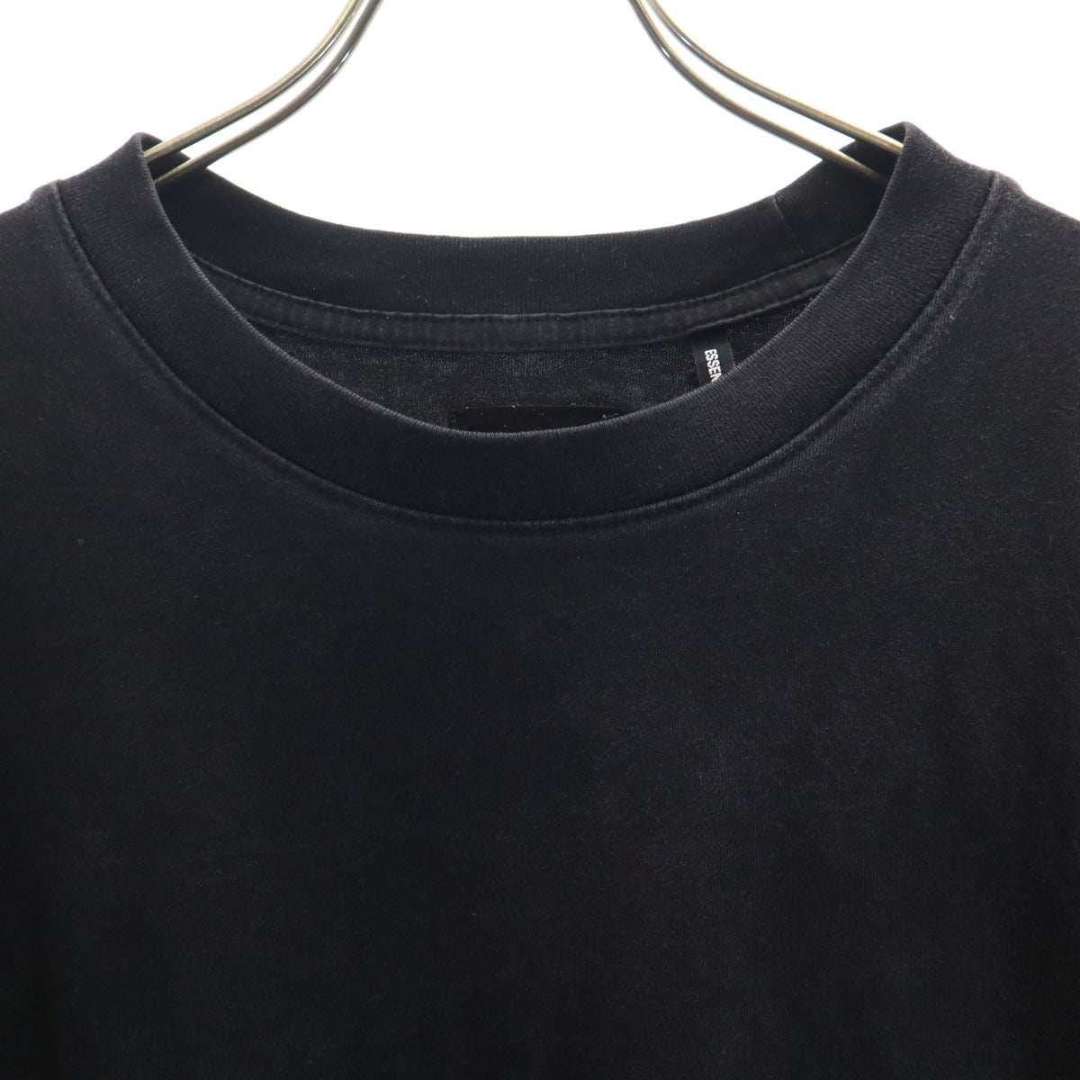 ESSENTIALS エッセンシャルズ バックロゴ 半袖 Tシャツ M ブラック メンズ