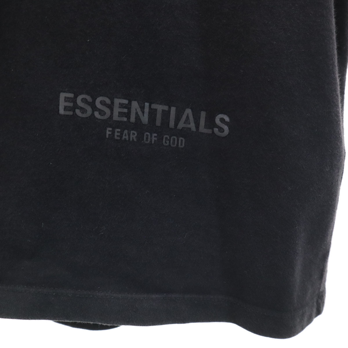 ESSENTIALS エッセンシャルズ バックロゴ 半袖 Tシャツ M ブラック メンズ