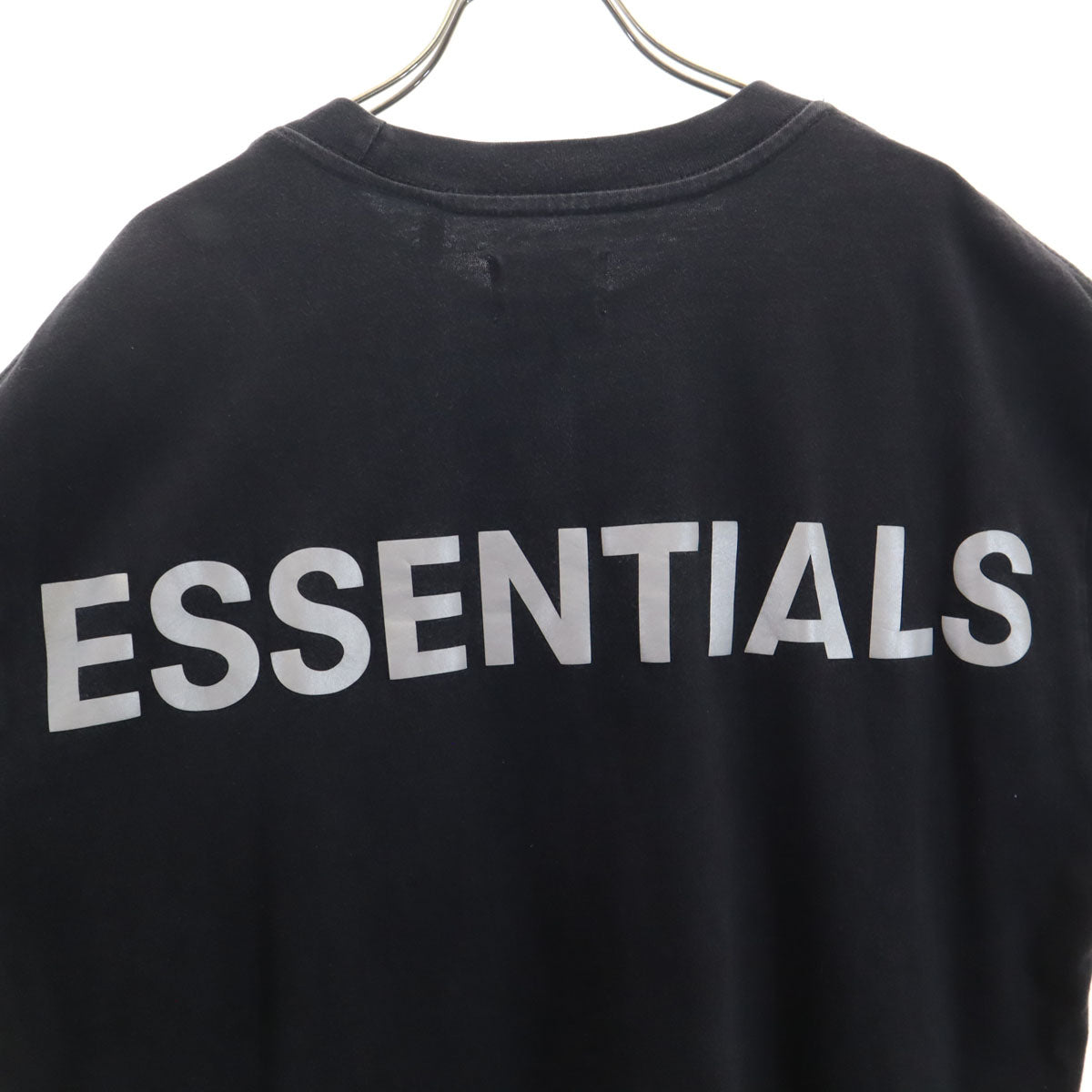 ESSENTIALS エッセンシャルズ バックロゴ 半袖 Tシャツ M ブラック メンズ