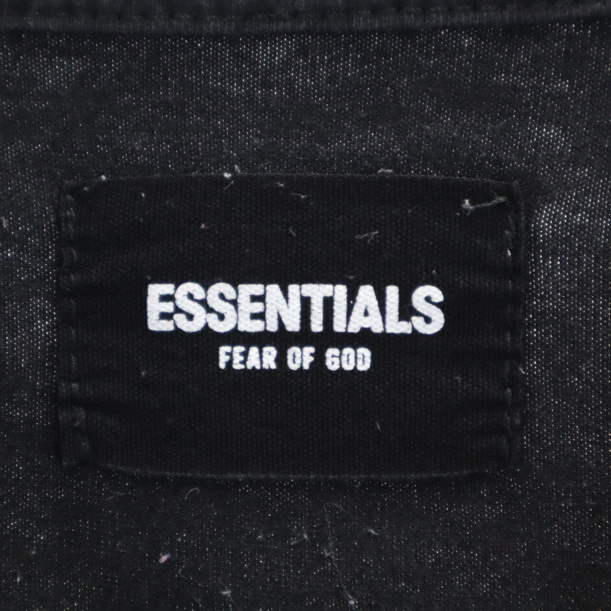 ESSENTIALS エッセンシャルズ バックロゴ 半袖 Tシャツ M ブラック メンズ