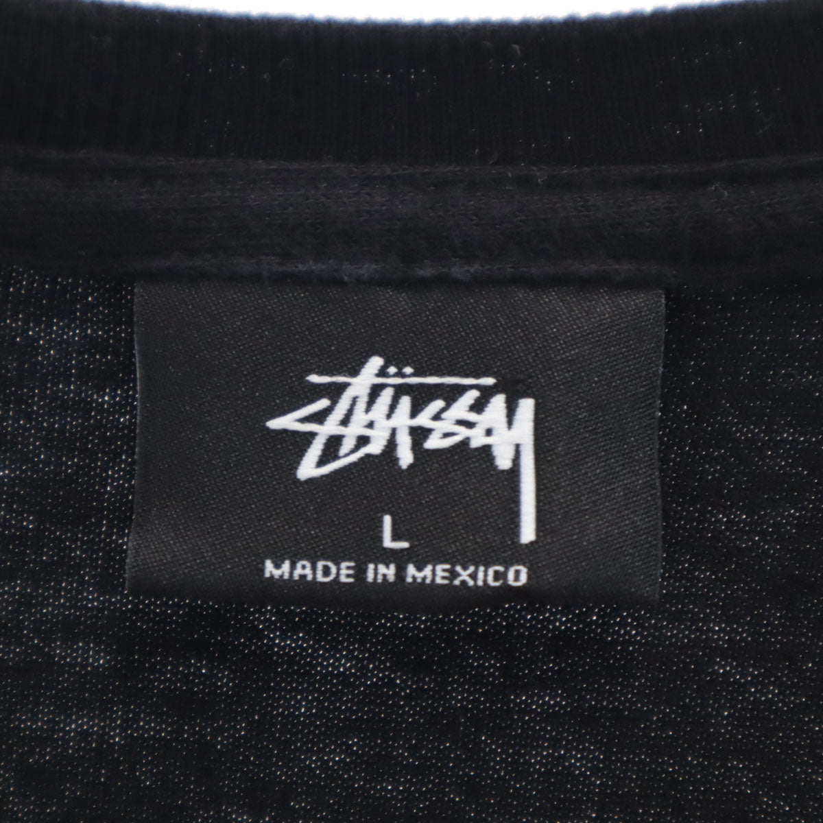 STUSSY ステューシー 半袖 Tシャツ L ブラック メンズ