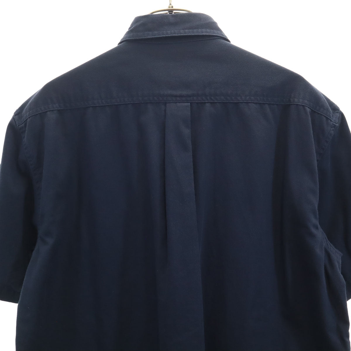 STUSSY ステューシー 90s USA製 オールド 紺タグ 半袖 ワークシャツ M ネイビー メンズ