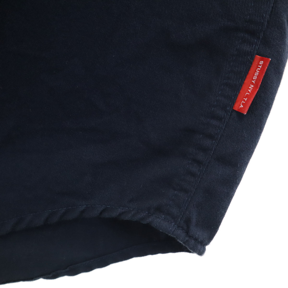 STUSSY ステューシー 90s USA製 オールド 紺タグ 半袖 ワークシャツ M ネイビー メンズ