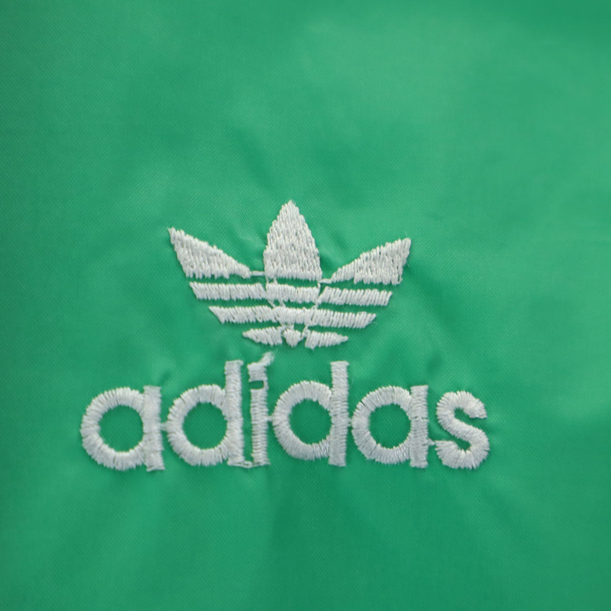 adidas アディダス 70s ヴィンテージ デサント製 ナイロンジャケット S グリーン メンズ