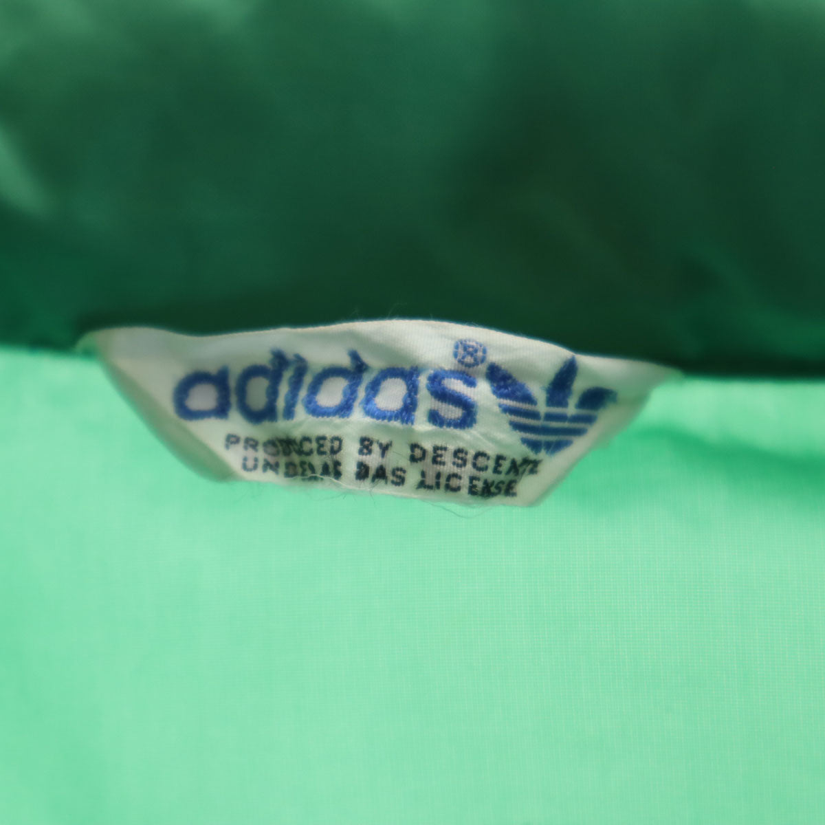 adidas アディダス 70s ヴィンテージ デサント製 ナイロンジャケット S グリーン メンズ
