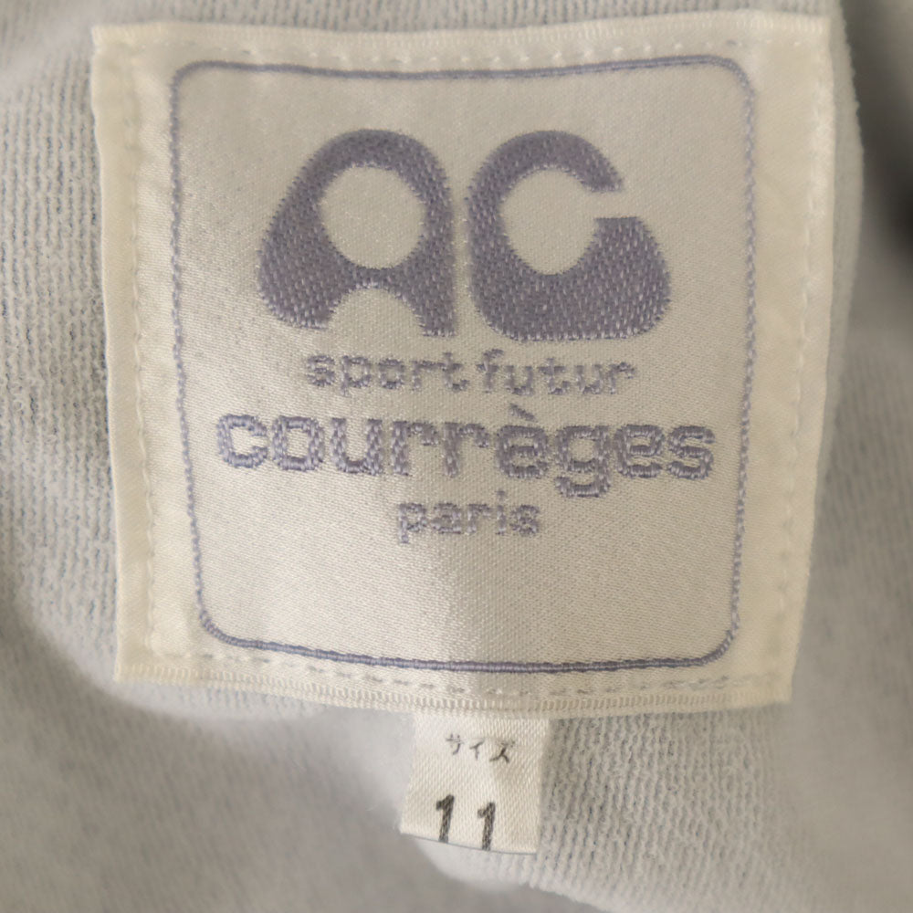 クレージュ 日本製 バックロゴ ブルゾン 11 ネイビー courreges sport futur ジャケット レディース