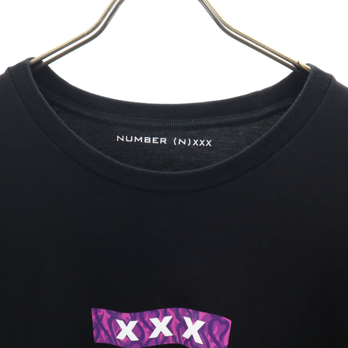 NUMBER(N)INE ナンバーナイン GOD SELECTION XXX ゴットセレクショントリプルエックス コラボ 半袖 Tシャツ M ブラック メンズ