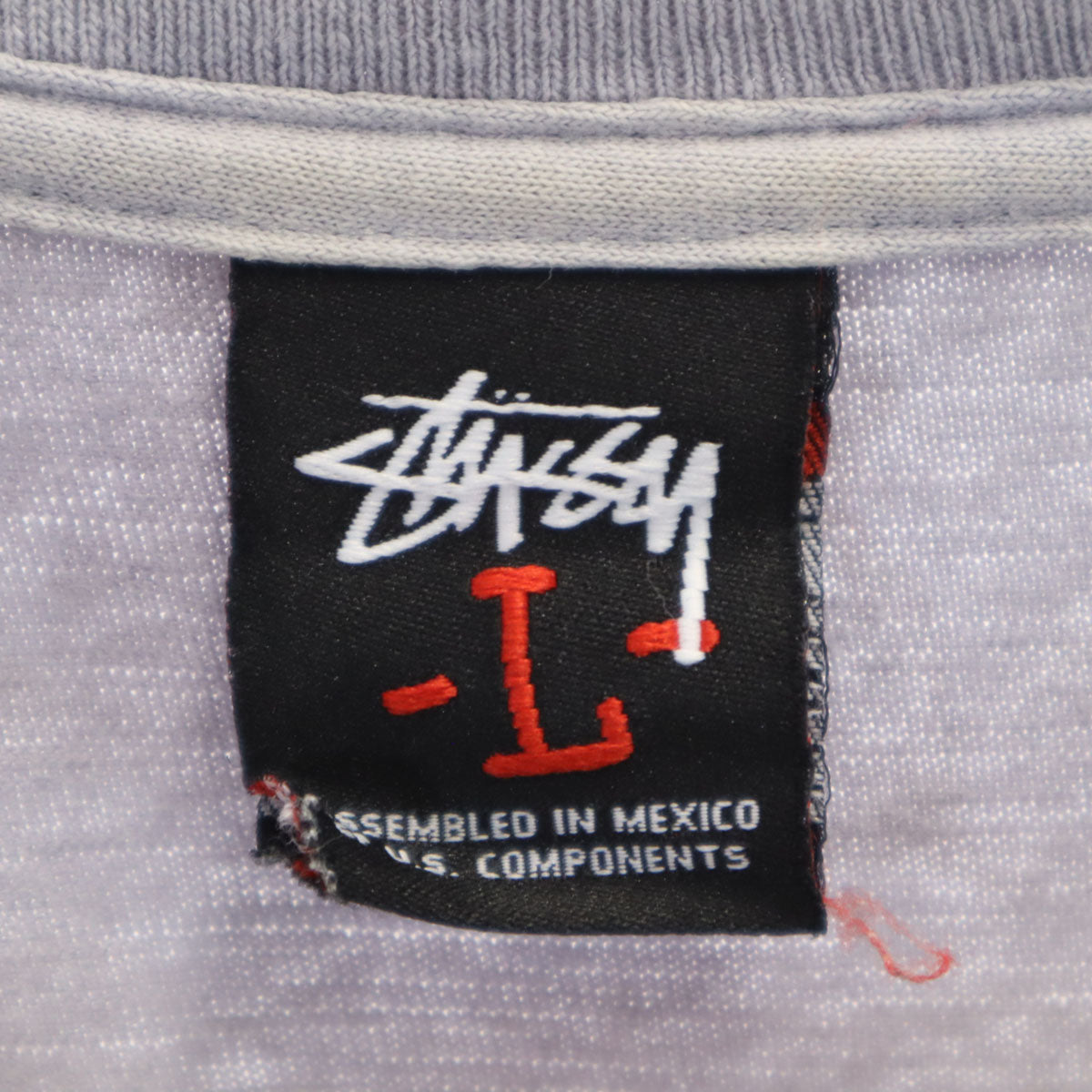STUSSY ステューシー 00s オールド 半袖 Tシャツ L グレー メンズ