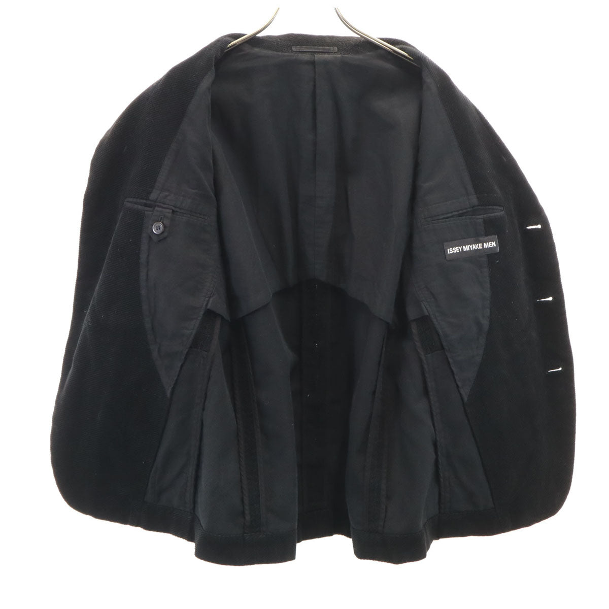 ISSEY MIYAKE MEN イッセイミヤケメン テーラードジャケット ブラック メンズ