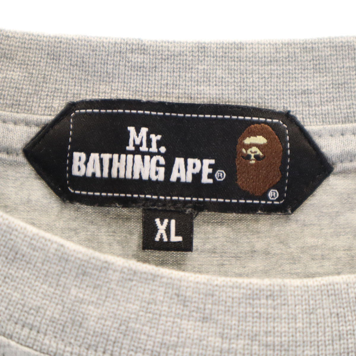 Mr. BATHING APE ミスターベイシングエイプ 半袖 Tシャツ XL グレー アベイシングエイプ メンズ