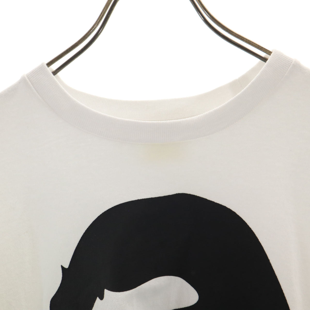 BAPE ベイプ 半袖 Tシャツ L ホワイト アベイシングエイプ メンズ