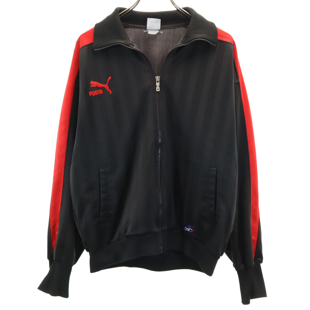 PUMA プーマ 90s 日本製 オールド ヒットユニオン バックロゴ トラックジャケット ブラック ジャージ メンズ