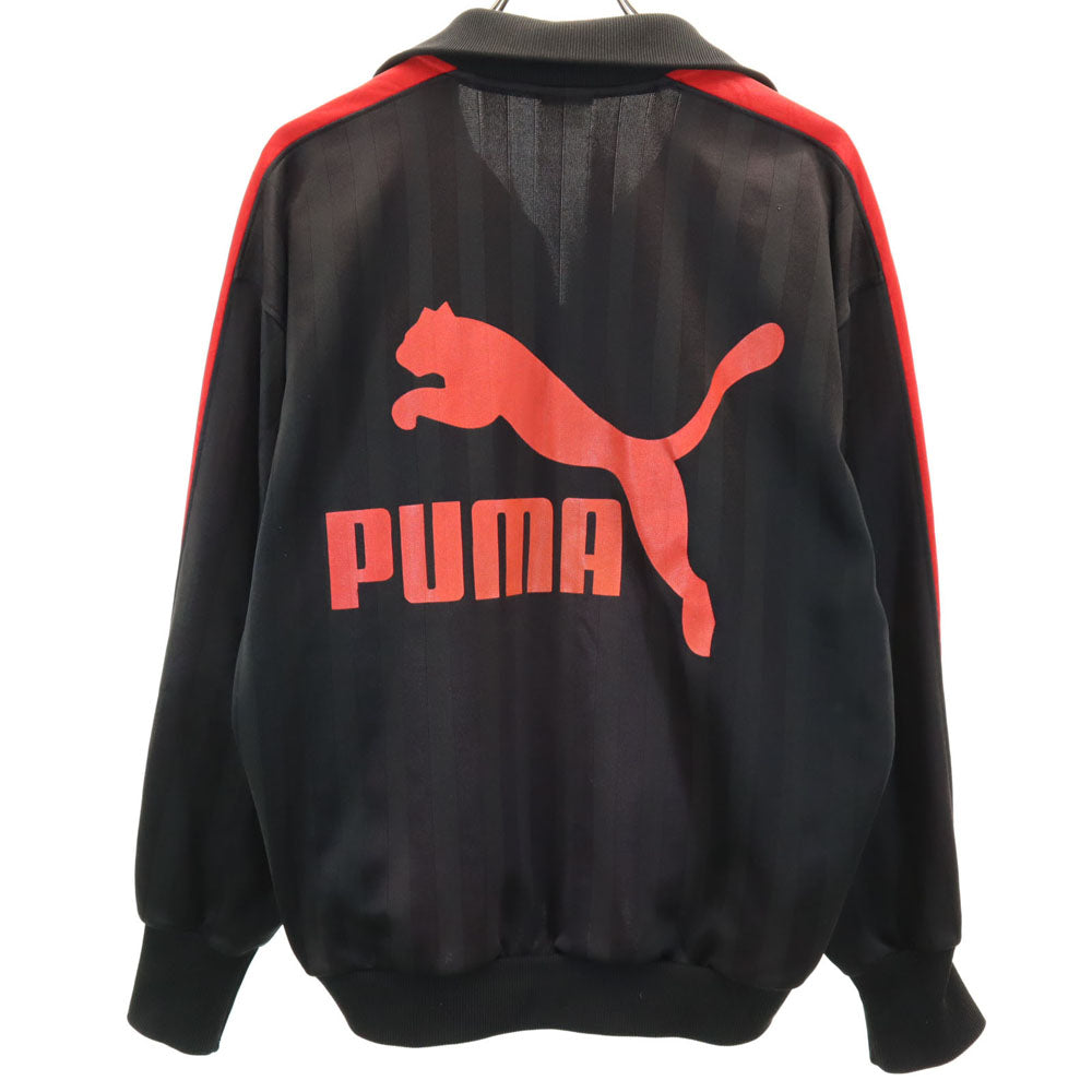 PUMA プーマ 90s 日本製 オールド ヒットユニオン バックロゴ トラックジャケット ブラック ジャージ メンズ