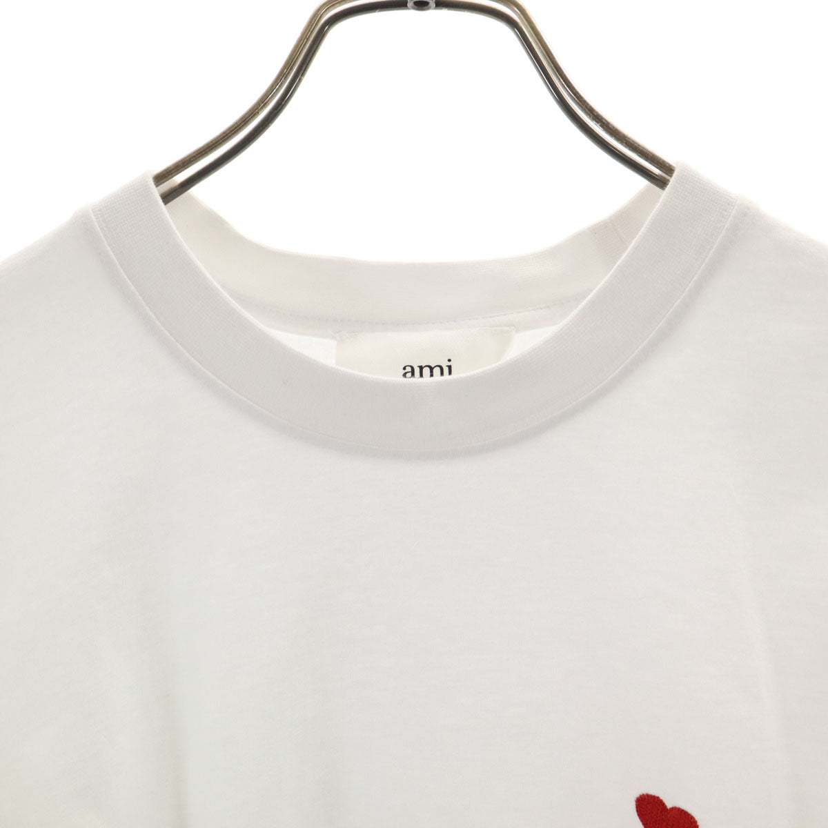 ami アミ ポルトガル製 半袖 Tシャツ M ホワイト レディース