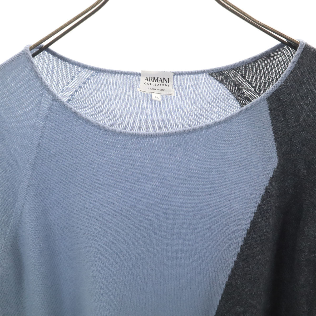 ARMANI COLLEZIONI アルマーニコレッツォーニ 長袖 セーター 44 グレー系 ニット メンズ
