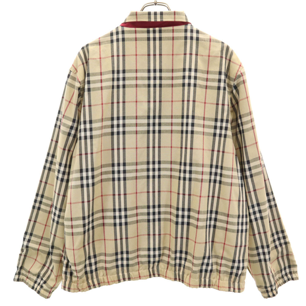 BURBERRY LONDON バーバリーロンドン ノバチェック リバーシブル ジャケット L ベージュ メンズ