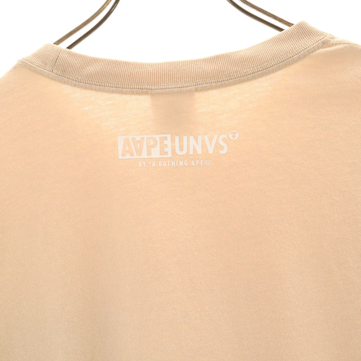 AAPE エーエイプ 半袖 Tシャツ L ベージュ アベイシングエイプ メンズ