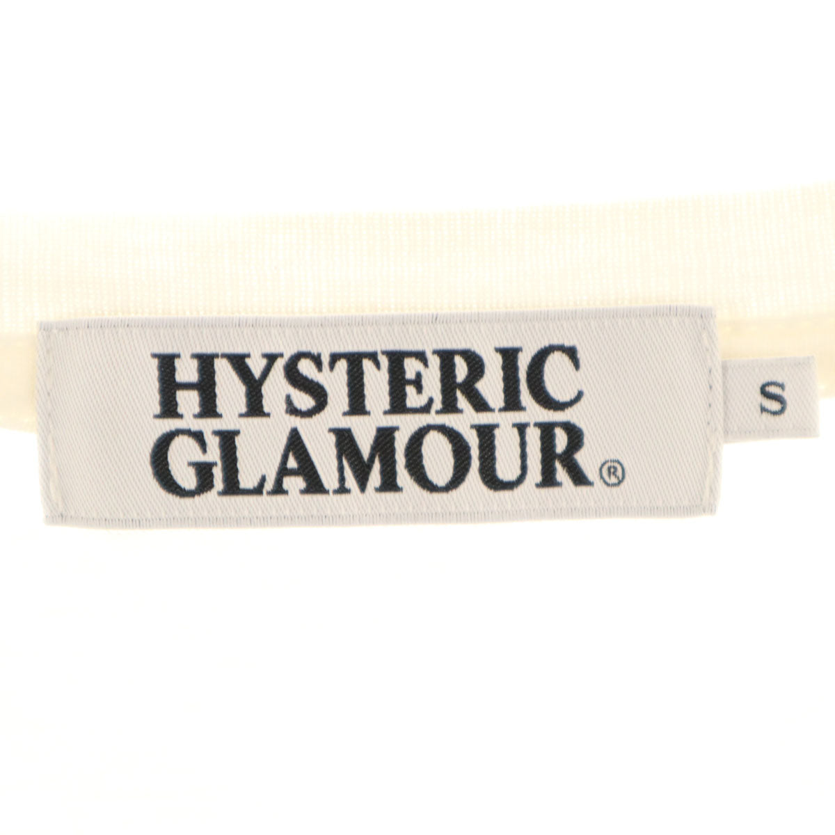 HYSTERIC GLAMOUR ヒステリックグラマー 日本製 半袖 Tシャツ S ホワイト メンズ