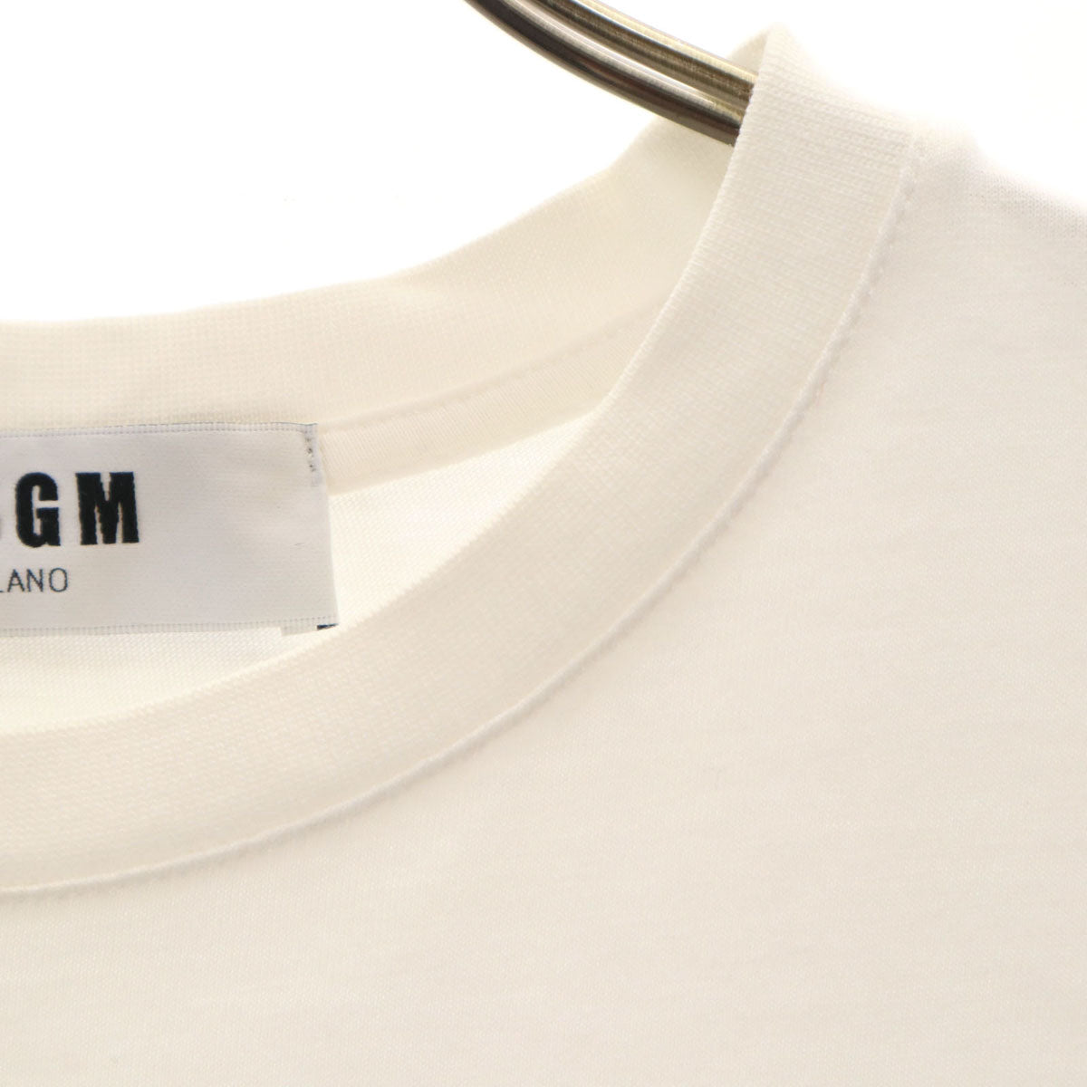 MSGM エムエスジーエム イタリア製 半袖 Tシャツ S ホワイト レディース