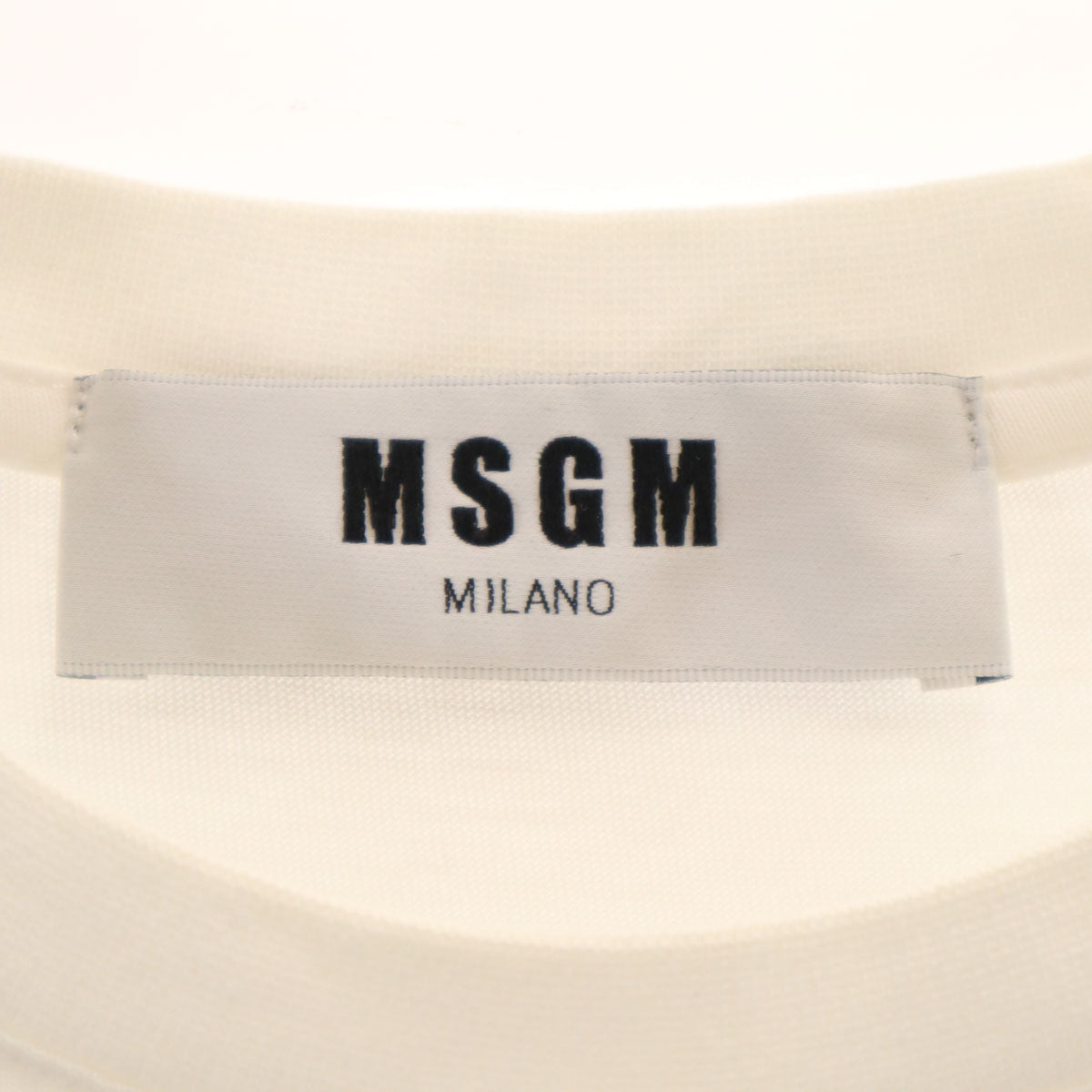 MSGM エムエスジーエム イタリア製 半袖 Tシャツ S ホワイト レディース