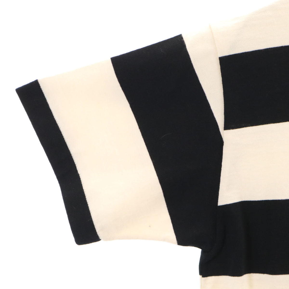 COOTIE PRODUCTIONS クーティープロダクションズ 日本製 ボーダー柄 半袖 Tシャツ S アイボリー ポケT メンズ