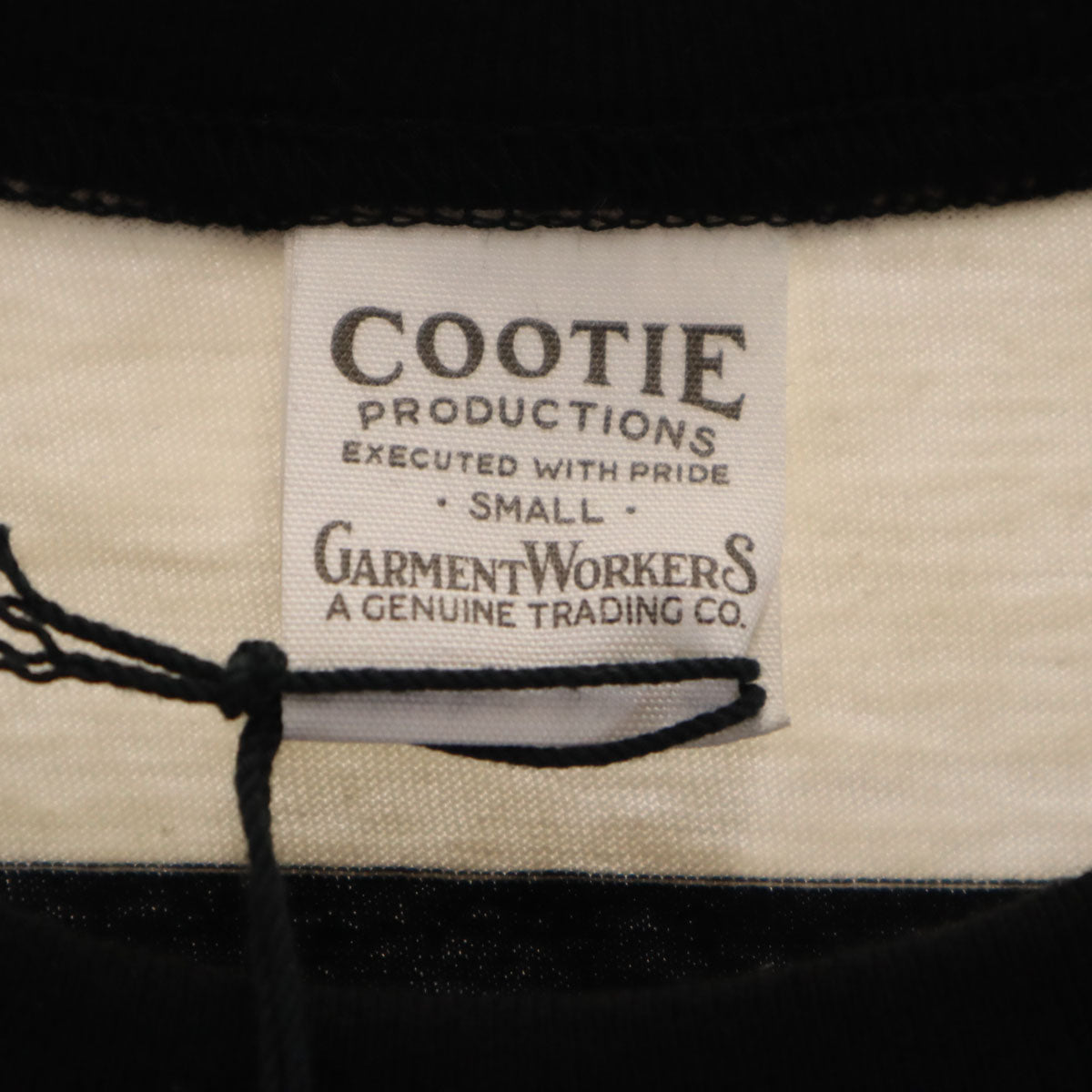 COOTIE PRODUCTIONS クーティープロダクションズ 日本製 ボーダー柄 半袖 Tシャツ S アイボリー ポケT メンズ