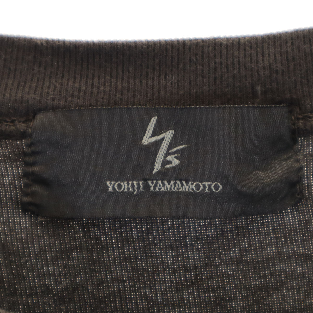 Y's ワイズ 日本製 半袖 Tシャツ 3 チャコールグレー ヨウジヤマモト メンズ