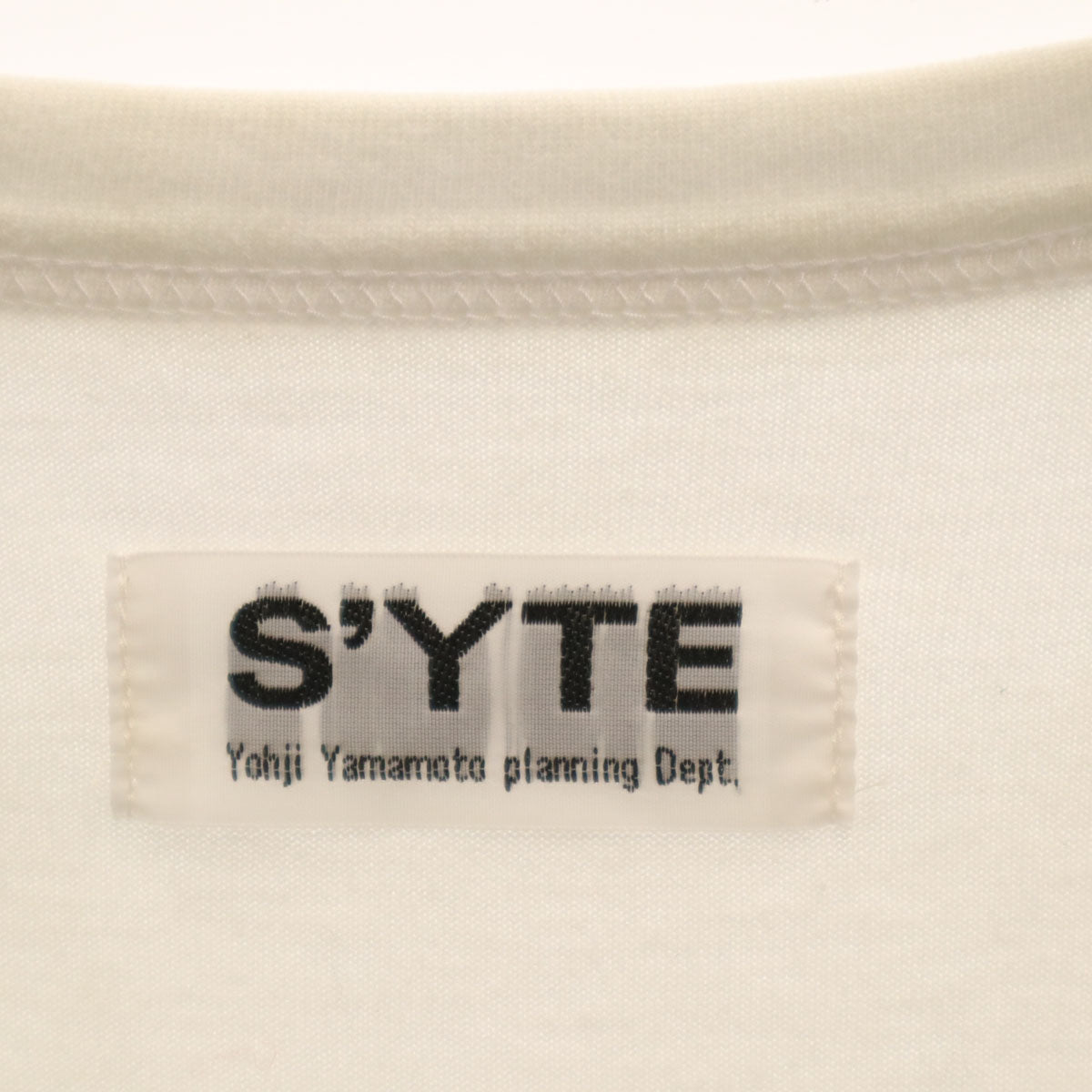S'YTE サイト 日本製 半袖 カットソー 3 ホワイト ヨウジヤマモト メンズ