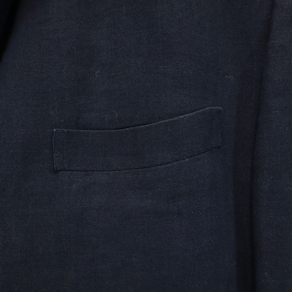 COMME des GARCONS HOMME コムデギャルソンオム 1997年 90s 日本製 リネン オールド テーラードジャケット M ネイビー ブレザー メンズ