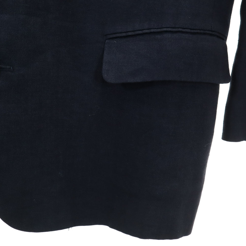COMME des GARCONS HOMME コムデギャルソンオム 1997年 90s 日本製 リネン オールド テーラードジャケット M ネイビー ブレザー メンズ