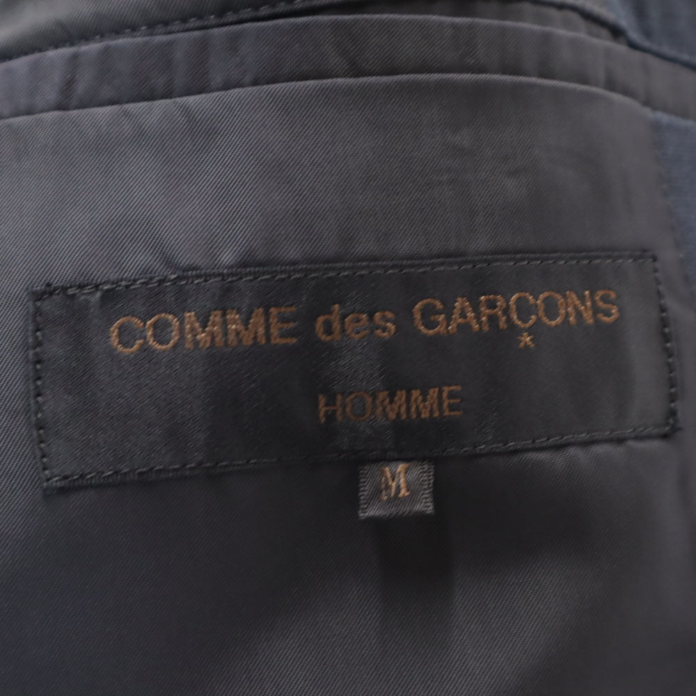 COMME des GARCONS HOMME コムデギャルソンオム 1997年 90s 日本製 リネン オールド テーラードジャケット M ネイビー ブレザー メンズ