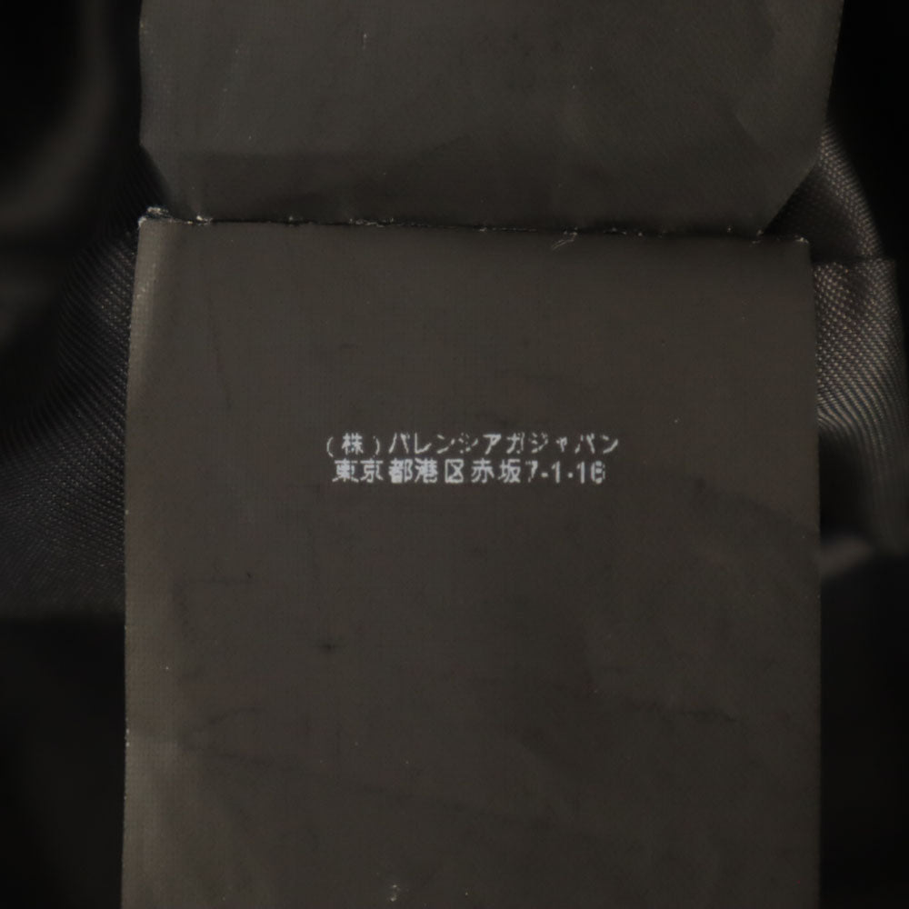 バレンシアガ パリス フランス製 テーラードジャケット 34 ブラック ブレザー レディース