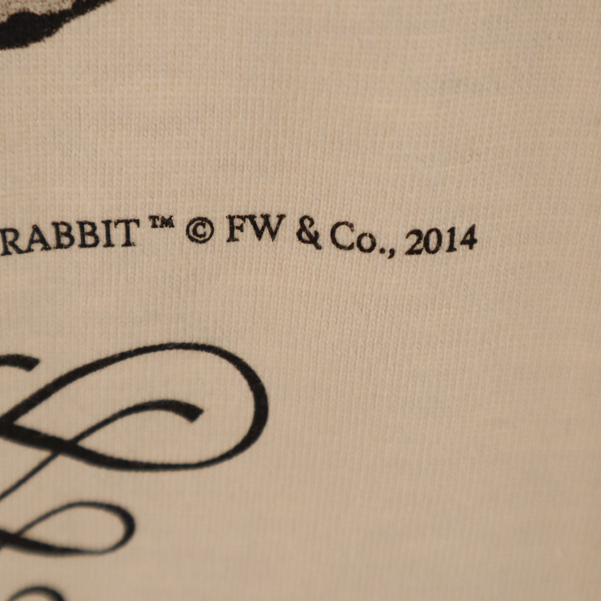 未使用 CUNE キューン 20周年記念 Peter Rabbit ピーターラビット コラボ 半袖 Tシャツ S ベージュ メンズ