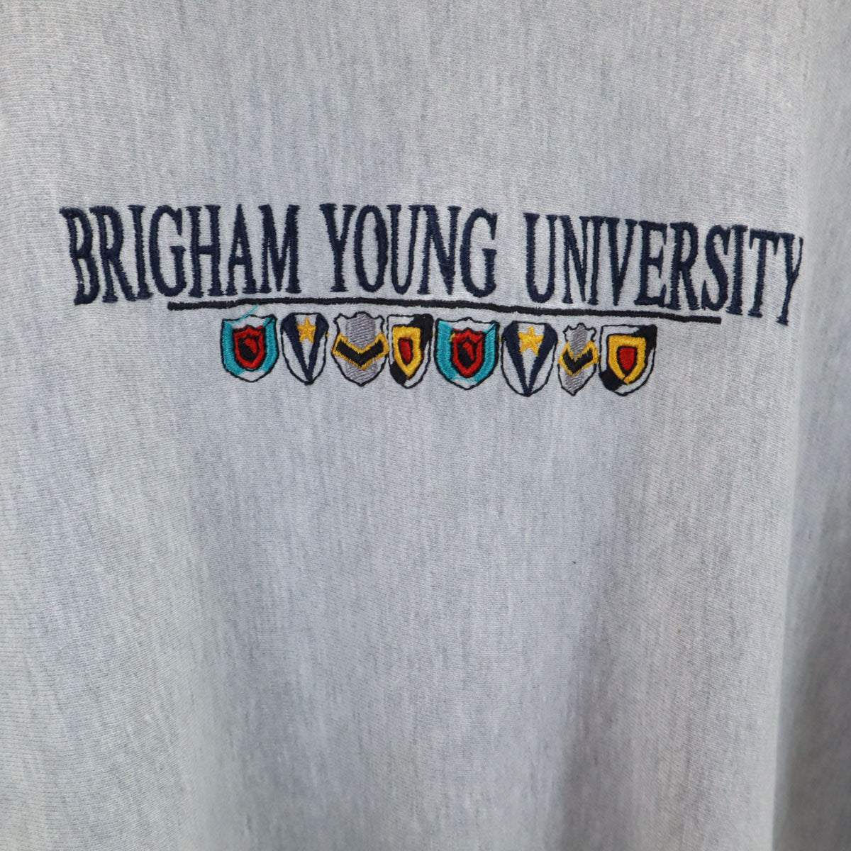 Champion チャンピオン 90s オールド USA製 刺繍タグ 長袖 リバースウィーブ スウェット L グレー 袖切りっぱなし メンズ