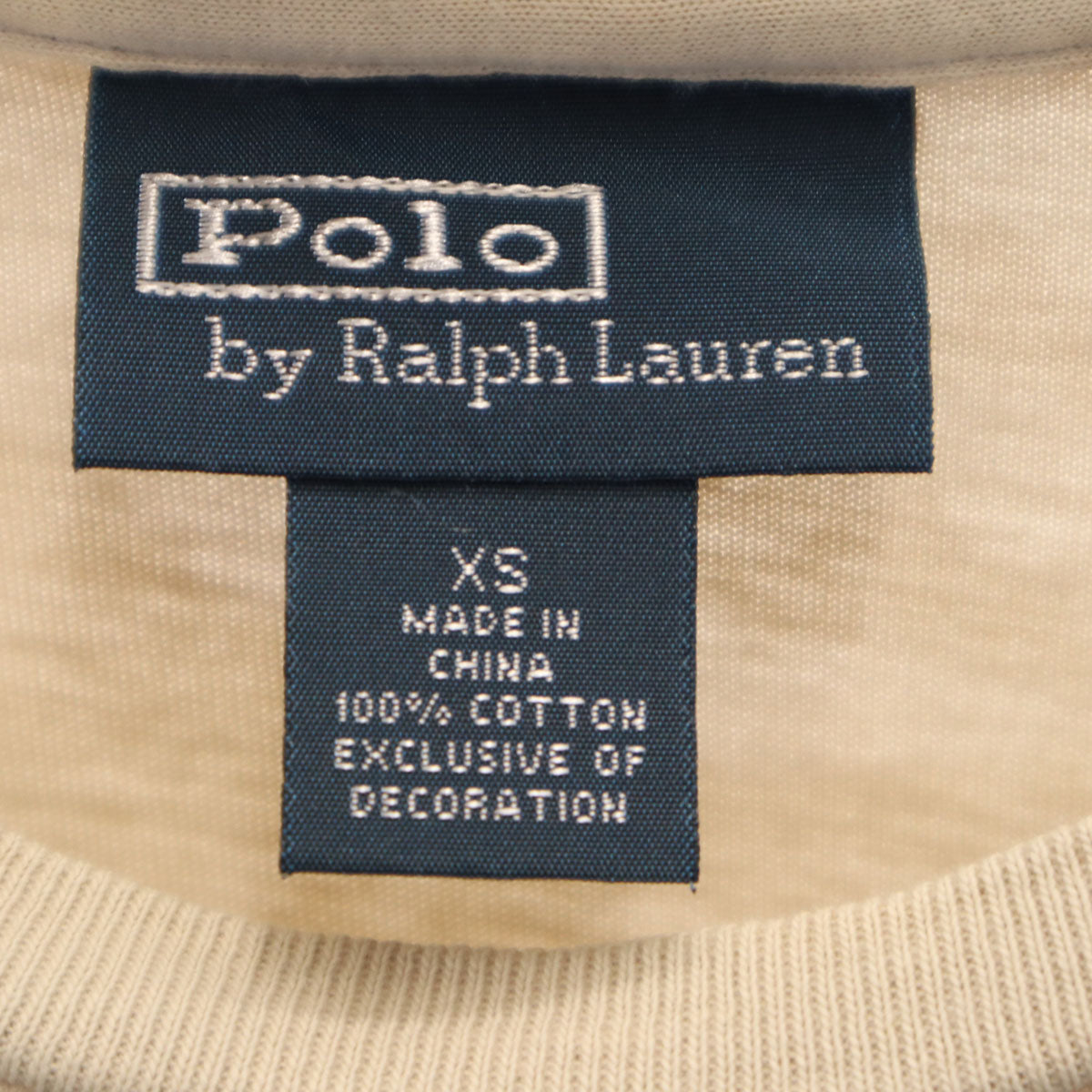 Polo by Ralph Lauren ポロバイラルフローレン 半袖 Tシャツ XS グレージュ メンズ