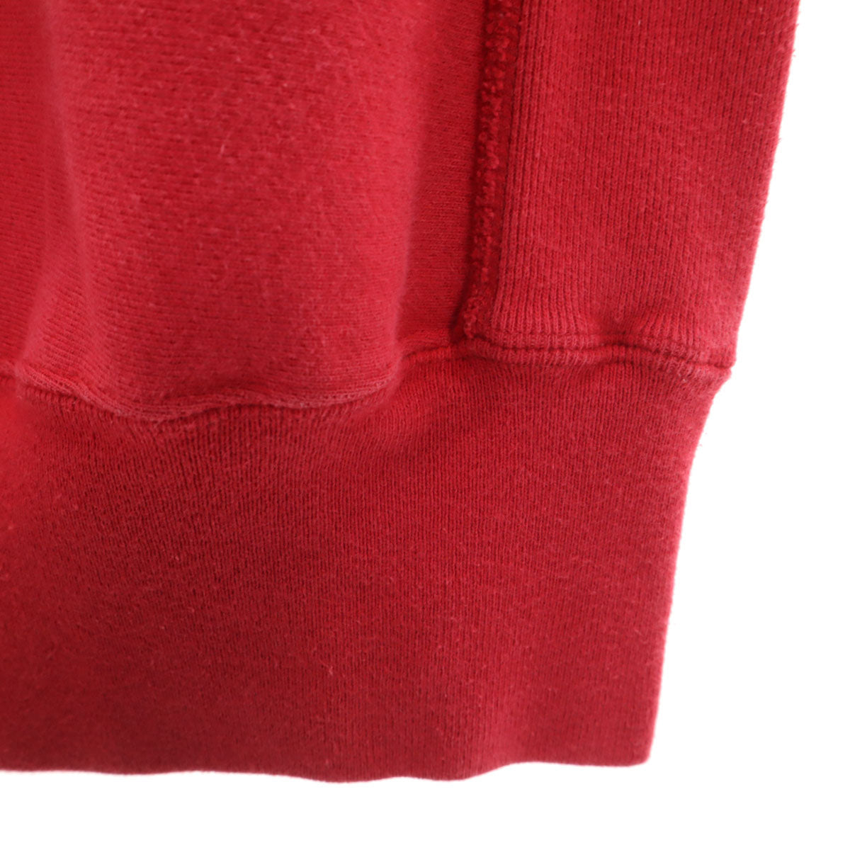 Champion チャンピオン 90s オールド USA製 刺繍タグ 長袖 襟ダブルカラー リバースウィーブ スウェット XL レッド メンズ