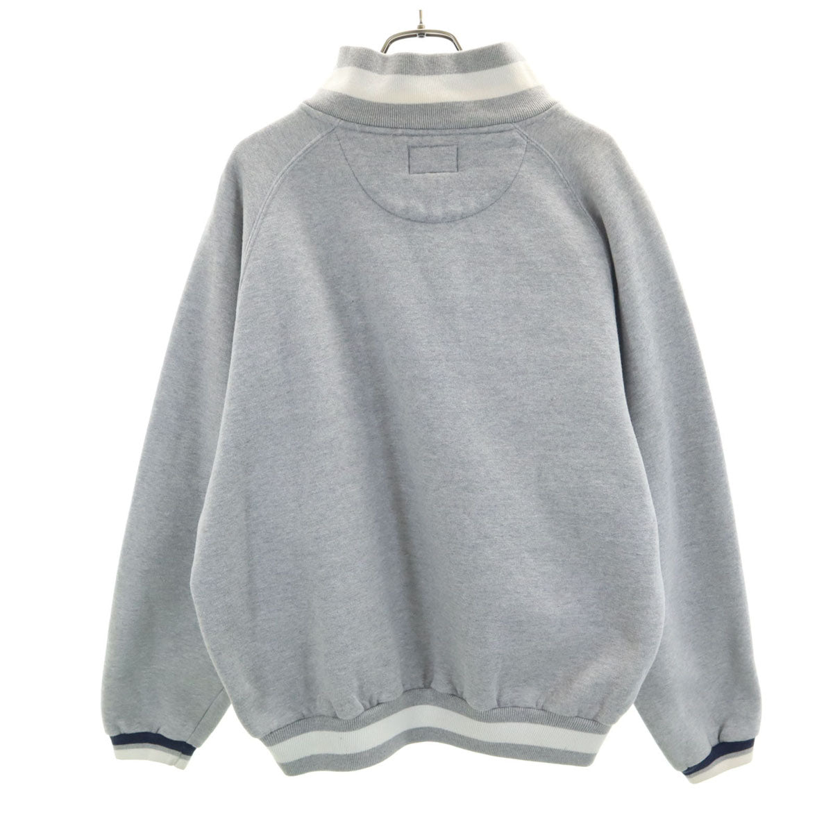 NAUTICA COMPETITION ノーティカ コンペティション 80s ヴィンテージ 長袖 ハーフジップ スウェット L グレー メンズ