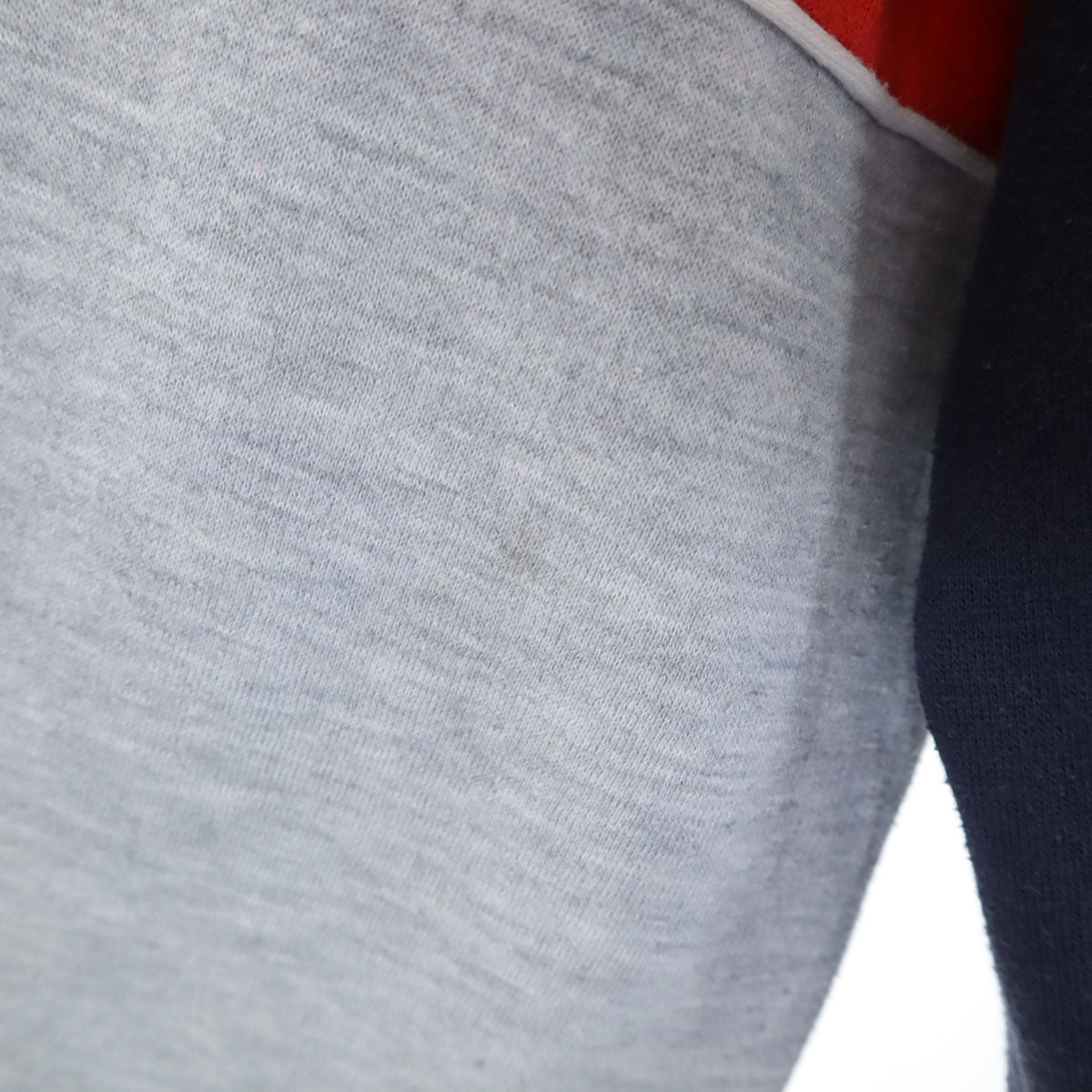 adidas アディダス 80s ヴィンテージ 台湾製 トレフォイルロゴ 長袖 ジップパーカー S グレー メンズ