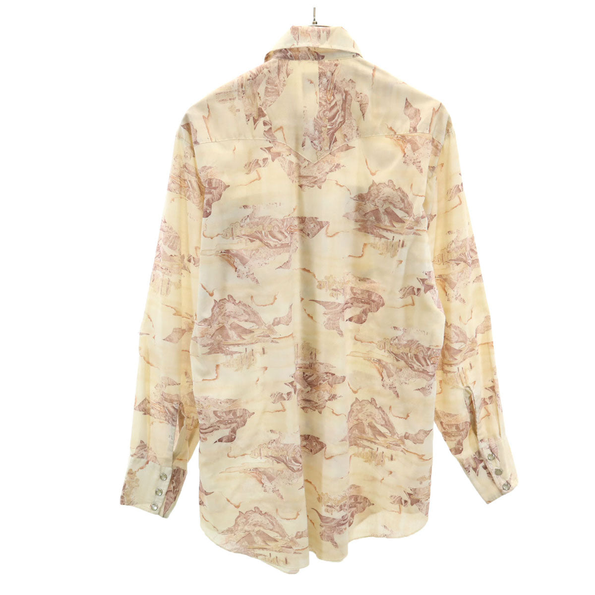 H BAR C エイチバーシー 70s ヴィンテージ 長袖 ウエスタンシャツ ベージュ メンズ