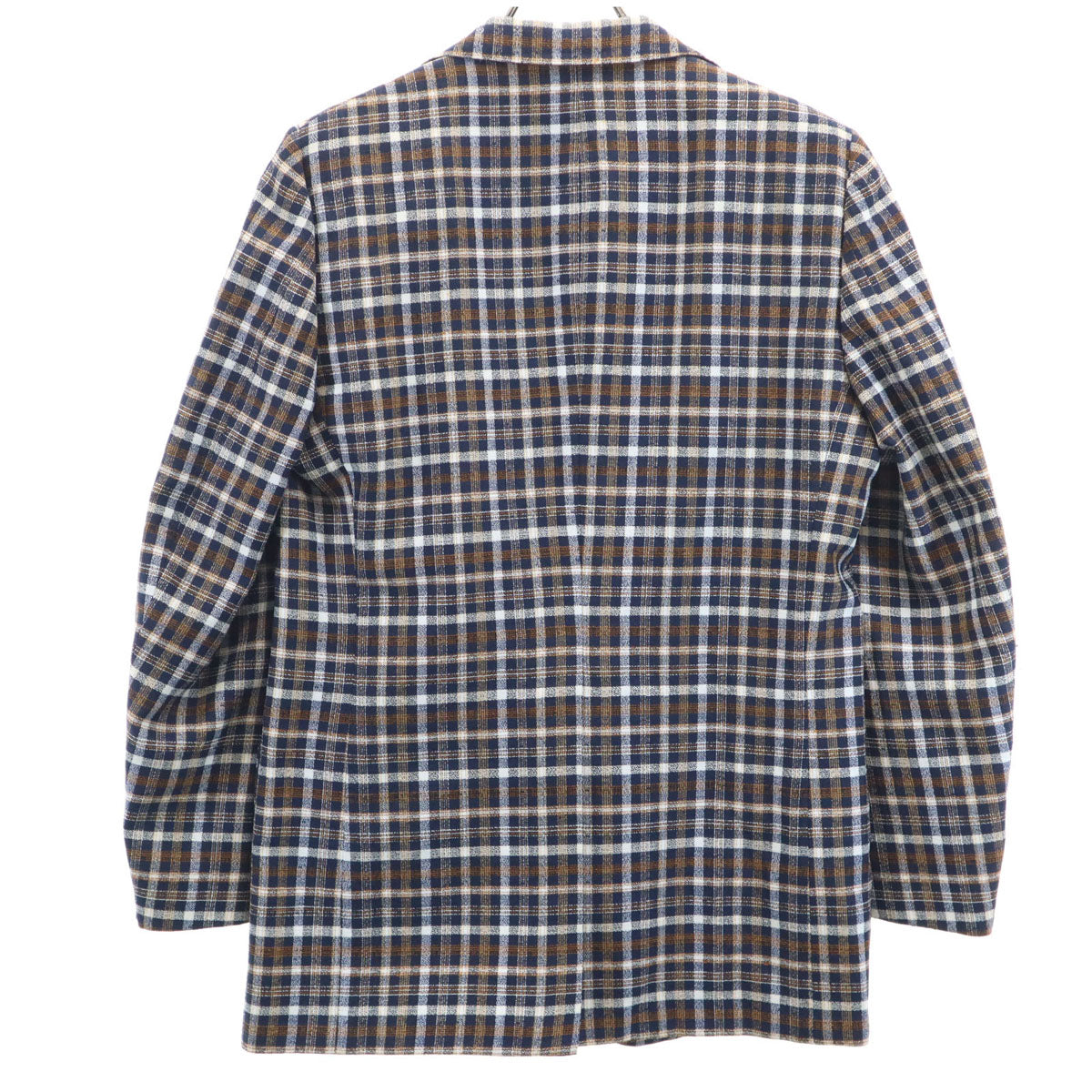 JC PENNEY ジェーシーペニー 80s ヴィンテージ ユニオンチケット チェック柄 テーラードジャケット ブラウン メンズ