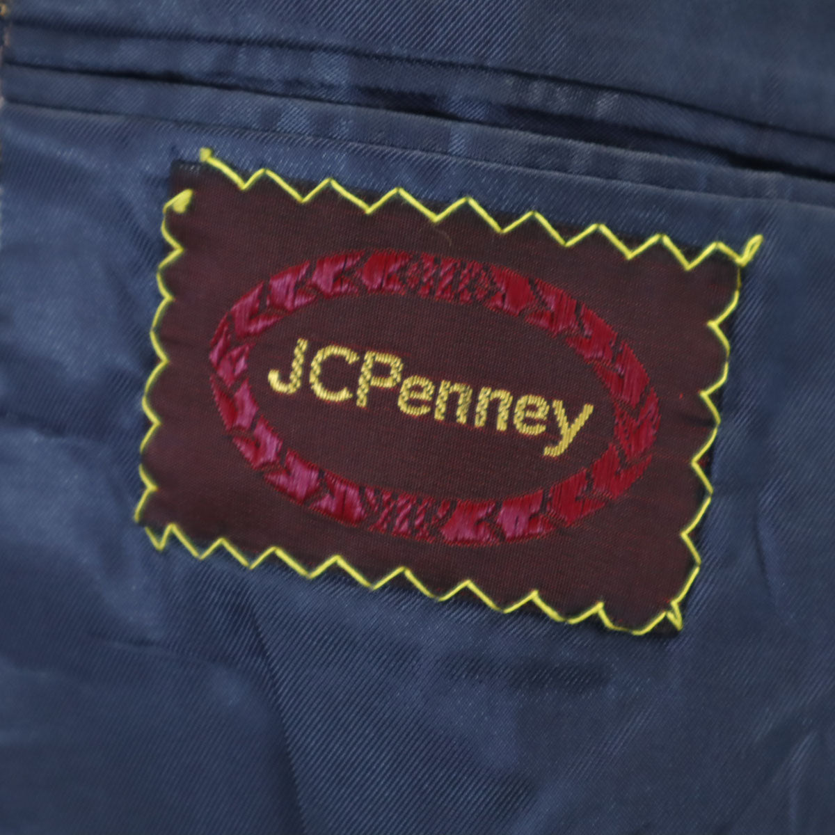 JC PENNEY ジェーシーペニー 80s ヴィンテージ ユニオンチケット チェック柄 テーラードジャケット ブラウン メンズ