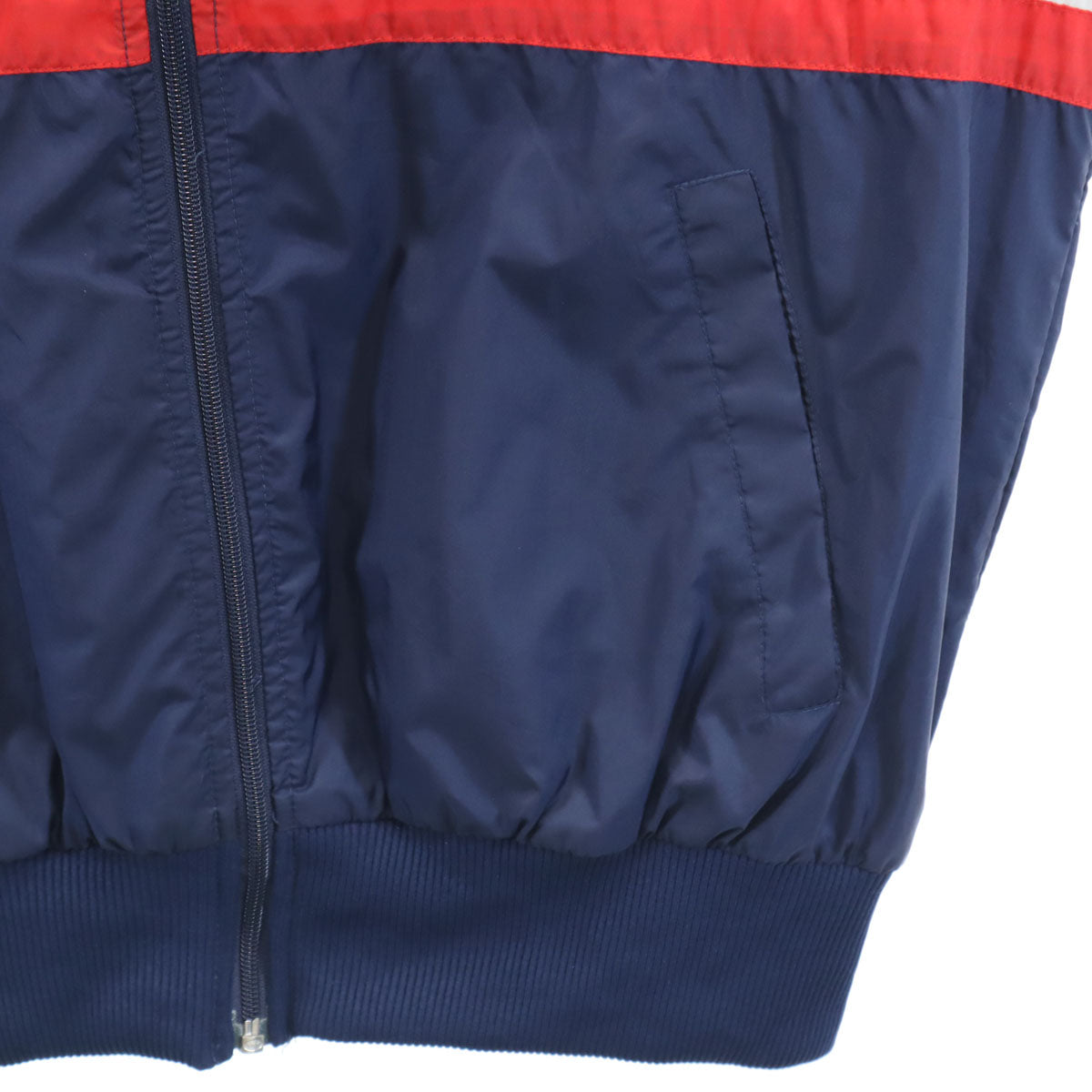 adidas アディダス 80s ヴィンテージ トレフォイルロゴ ナイロンジャケット M レッド 他 メンズ
