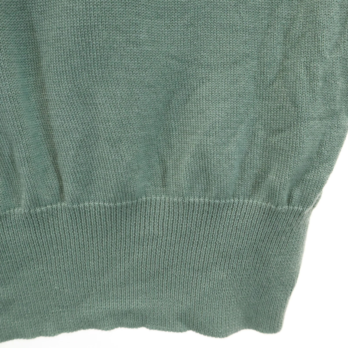 PAUL SMITH COLLECTION ポールスミスコレクション 日本製 カシミヤ100% 長袖 ハーフジップ ニット L グリーン系 セーター メンズ
