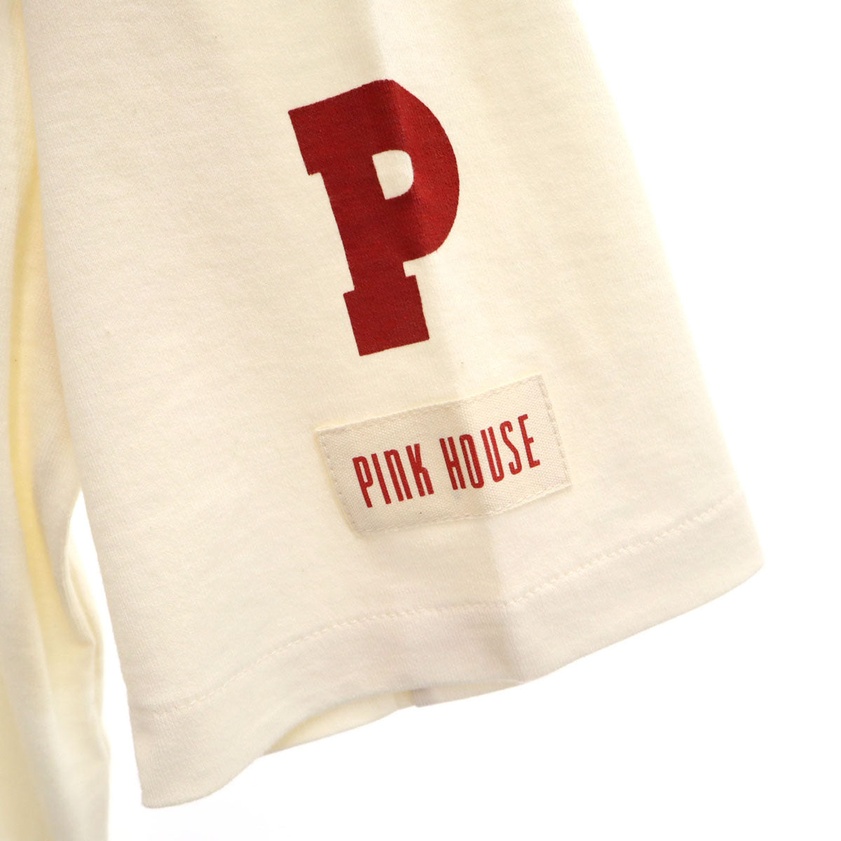 PINK HOUSE ピンクハウス 半袖 Tシャツ L アイボリー メンズ