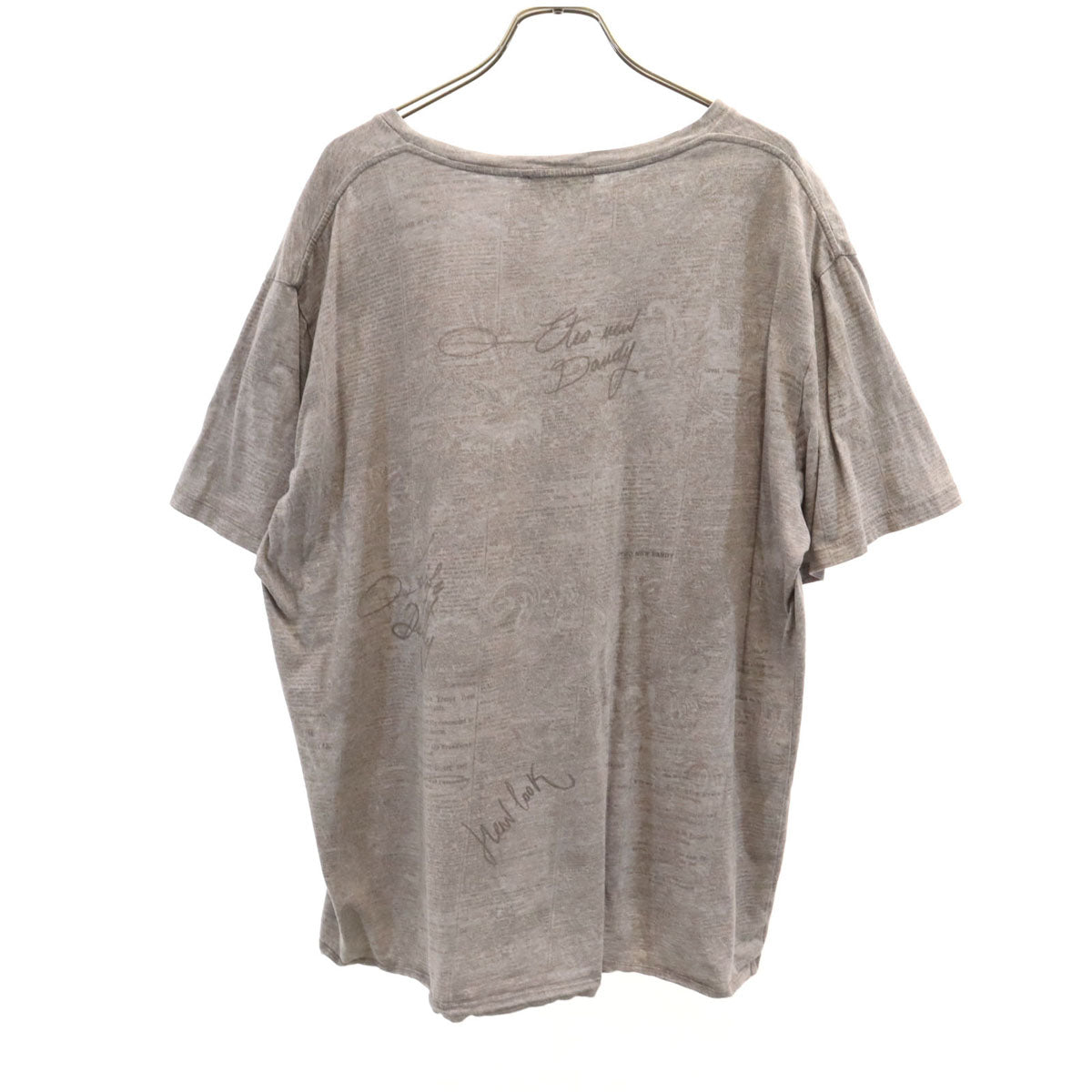 ETRO エトロ イタリア製 ユニコーン 半袖 Tシャツ 3XL グレー メンズ