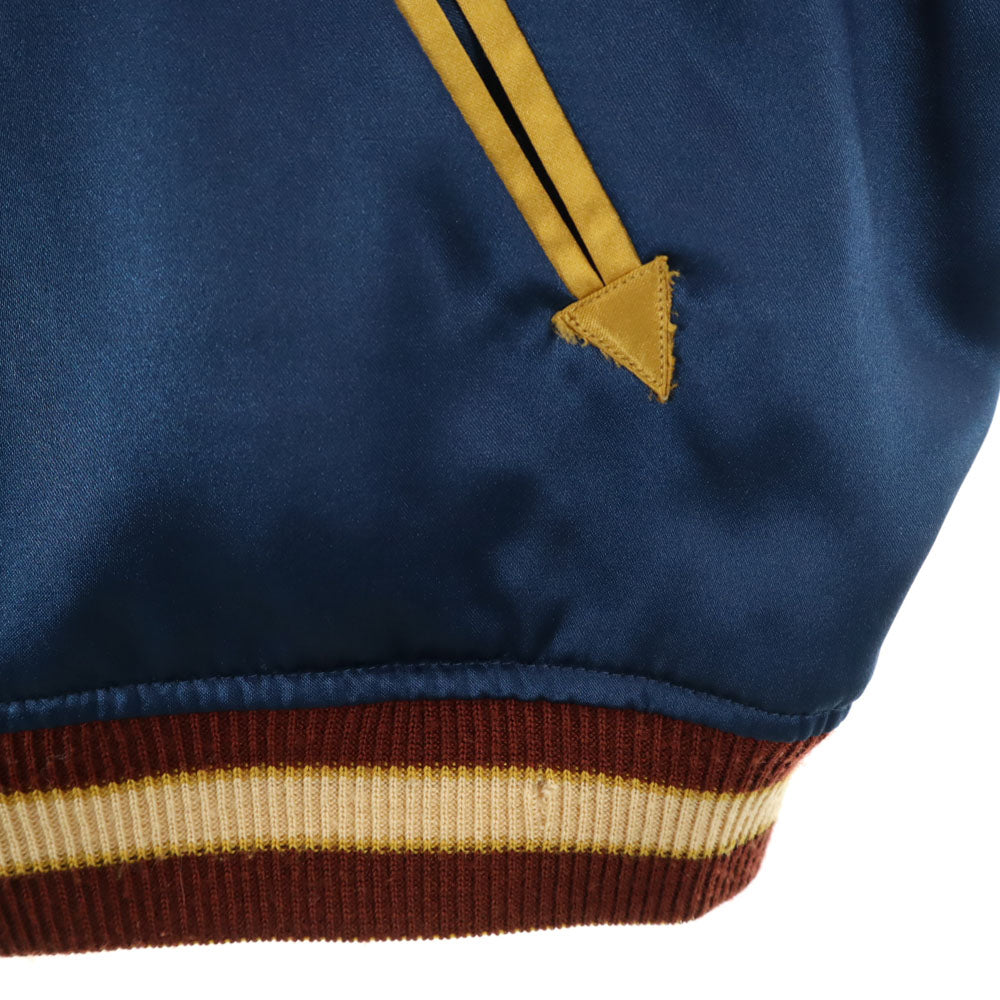 東洋エンタープライズ テーラー東洋 リバーシブル M18280 M品番 USS ドラゴン スカジャン M ブルー 龍 メンズ