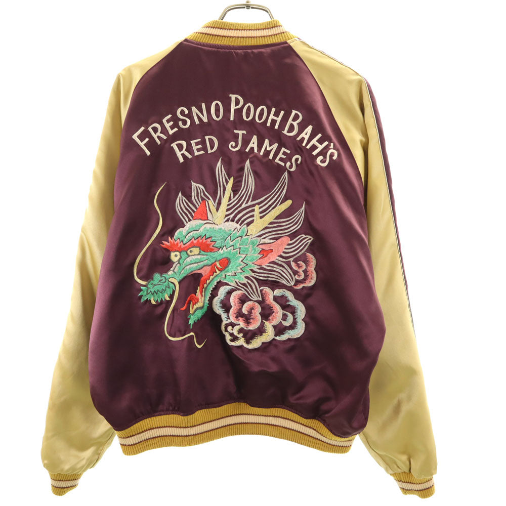 東洋エンタープライズ テーラー東洋 リバーシブル M18280 M品番 USS ドラゴン スカジャン M ブルー 龍 メンズ