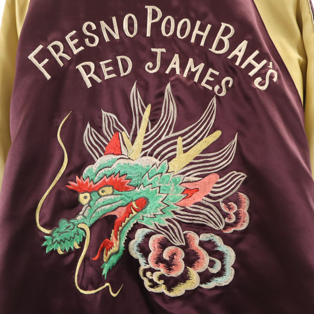 東洋エンタープライズ テーラー東洋 リバーシブル M18280 M品番 USS ドラゴン スカジャン M ブルー 龍 メンズ