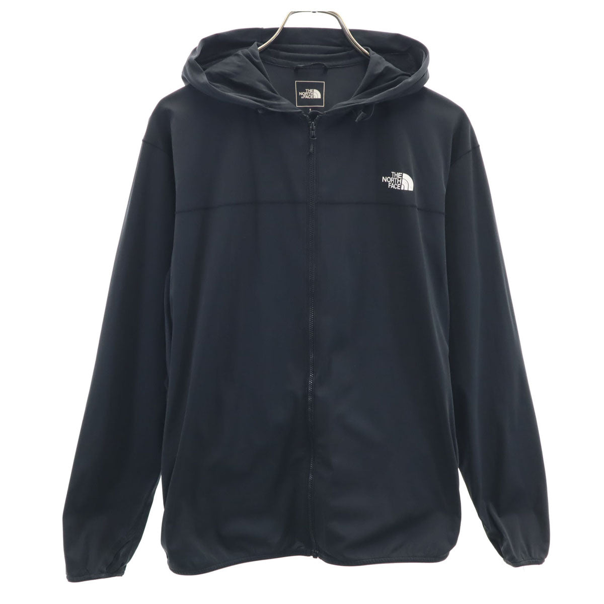 THE NORTH FACE ザノースフェイス 長袖 ジップ パーカー S ブラック アウトドア NP22230 メンズ