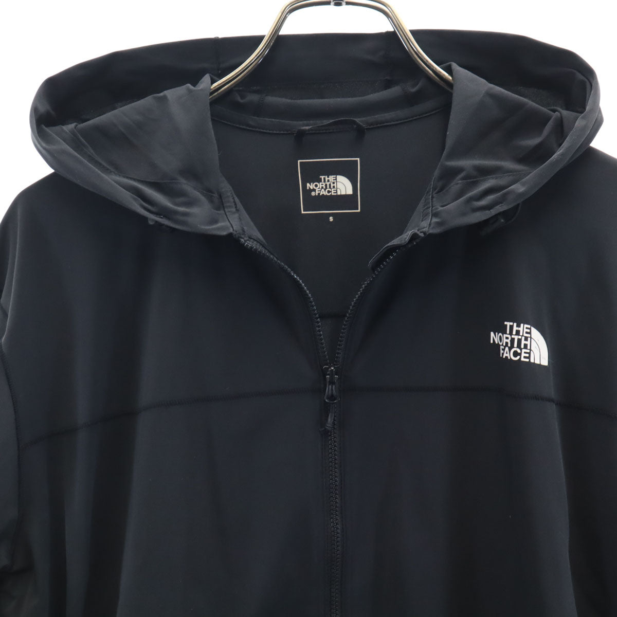 THE NORTH FACE ザノースフェイス 長袖 ジップ パーカー S ブラック アウトドア NP22230 メンズ